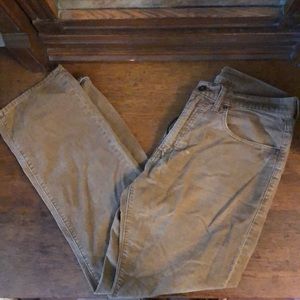 Jcrew tan chords size 32w 30L